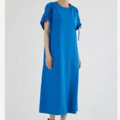 【美品】ロデオクラウンズワイドボウル　ワンピース　ブルー　接触冷感
