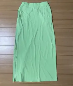 テレコリブナロースカートライトグリーン
