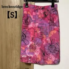 breckenridge 63-90花柄タイトスカート