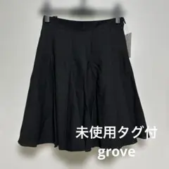 grove ブラック フレアスカート Mサイズ　未使用タグ付y2x9k162のサムネイル
