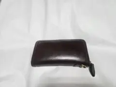 ダークブラウン レザー 長財布　本革　本皮　ウォレット