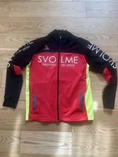 SVOLME フルジップジャケット L 赤/黒/黄緑