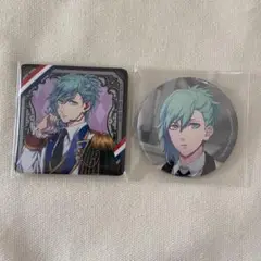 うたプリ　QUARTET NIGHT 藍　缶バッジ　2個セット