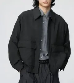 UNIQLO U ショートブルゾン ブラック M サイズ