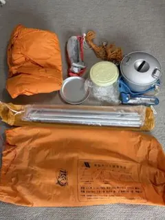 ビンテージ ユニチカビニロン テント 3人用 屋根型 昭和レトロ