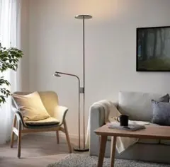 【廃盤/希少】IKEA HOVNÄS ホヴネース フロアランプ LED 間接照明 Discontinued IKEA Silver Chrome Metal HOVNÄS Hovnas Tree LED Touch