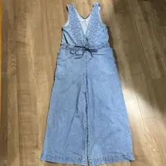 URBAN RESEARCH Sonny Label　刺繍デニムサロペット　F