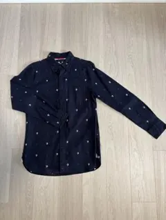 Tommy Hilfiger ネイビー刺繍シャツ M