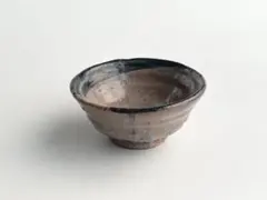 杉本泥牛　徳利と盃 コマイヌさん 杉本泥牛 白釉の徳利と鳥文盃