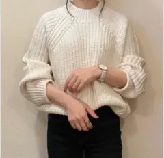 ざっくりニット