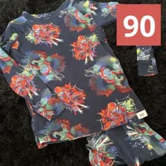 【baby GAP】スパイダーマンの長袖パジャマ95cm
