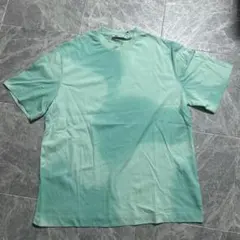 ZARA ミントグリーンTシャツ メンズS(タグ付き)