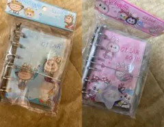 ラブブ　LABUBU シール帳　可愛い シール帳　20ページ　チャーム付き 2色