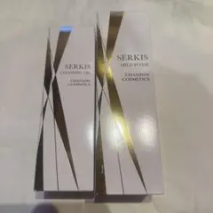 新品未使用　シャンソン化粧品　SERKISクレンジングオイル & 洗顔料セット セルキス クレンジングオイルW | メイク落とし・洗顔,メイク