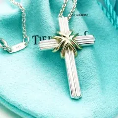 新品 ギフト包装 ティファニー シグネチャークロスネックレス