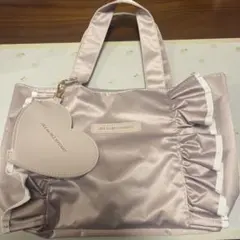 フリル付きピンクトートバッグ JILLSTUART sweet6月号 付録