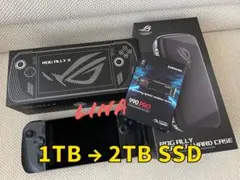 【ROG Ally X】 2TBにアップグレード済 エイライ RC72LA