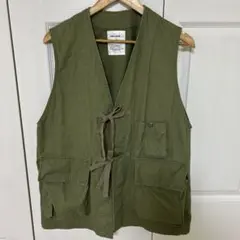 【お買い得‼️】ニコアンド niko and… ミリタリーベスト カーキ