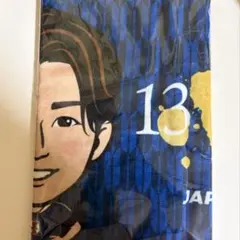 モバガチャ サッカー日本代表 伊東純也 フェイスタオル - メルカリ