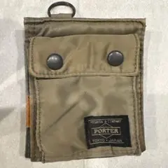 PORTER二つ折り財布カーキのサムネイル