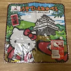 新品 レア まんまのまんま×ハローキティ プチタオル ハンドタオル