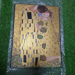 イタリア輸入 グスタフ・クリムト作品 『生命の樹』 ゴールド額縁 前面