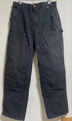 カーハート　Carhartt ダブルニー ペインターパンツ ブラック 34x30のサムネイル