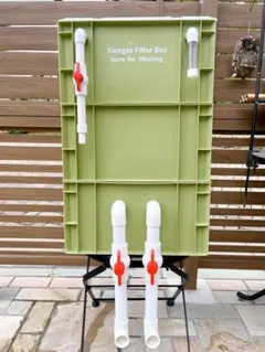 お任せ高性能濾過材2段付き2種以上　水槽用万能フィルター 外部式飼育濾過装置器