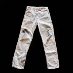 ディッキーズ ホワイト ペインターパンツ 山田蓮 ペンキ グランジ dickies ペインターパンツ ディッキーズ 白 山田蓮 長瀬智也