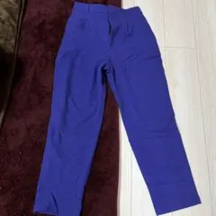 GU 紫 スラックス ゴムウエスト