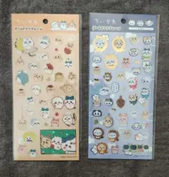 ちいかわ　ゴールドクリアシール　2シートセット