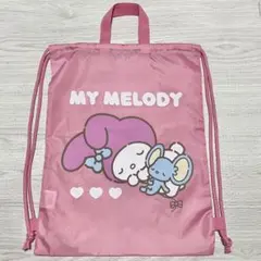 MY MELODY ナップザック ピンク　マイメロ