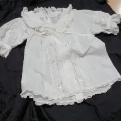 ⭐ピンクハウス⭐レースいっぱい フリル付きホワイトブラウス