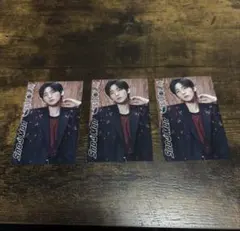 SnowMan serious じゃんけんカード 3枚 目黒蓮 めめ