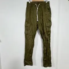 H&M 【S】 エイチアンドエム カーゴパンツ カーキ ジョガーパンツ メンズ
