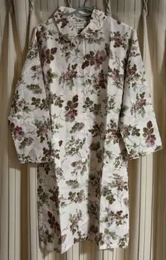 GUY ROVER 小花柄シャツ 七分袖 イタリア製 ストレッチ 古着 - メルカリ