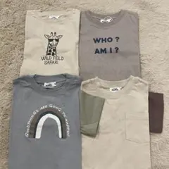 【未使用品】ペアマノン 半袖Tシャツ4枚まとめ売り 90㎝のサムネイル