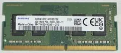 Samsung 4GB DDR4 ノートパソコン用メモリ