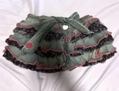 RONI デニム　フリル　星　スカート　M