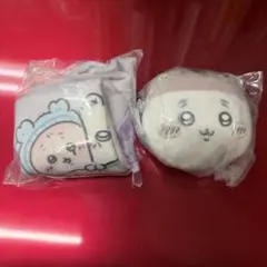 ちいかわ巾着ポーチベビー　マスコットミラー　古本屋　かにちゃん