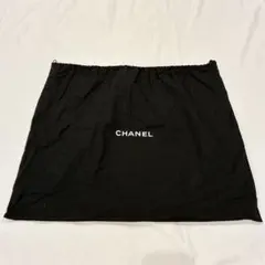CHANEL 巾着袋 黒 約45cm x 35cm