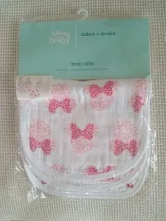 Disney aden + anais スナップビブ 3枚組 新品 よだれかけ
