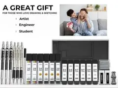 シャーペン6本セット 360本替え芯付き【009】