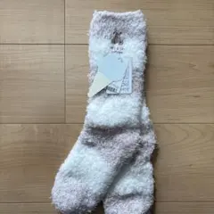 ジェラートピケ ルームソックス　ピンク