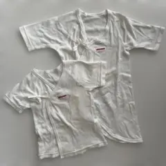 ミキハウスベビー 短肌着 コンビ肌着 白 50cm