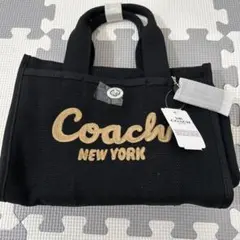 新品未使用★COACH コーチ　カーゴ トート黒