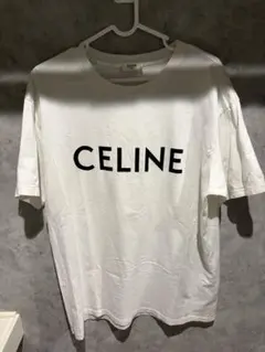 セリーヌ】希少サイズ Tシャツ ホワイト ビックロゴ 2XL メンズ