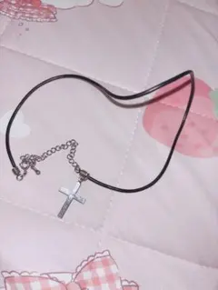 y2k グランジ 地雷 サブカル チョーカー ネックレス 00s 十字架