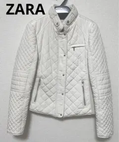 【ZARA】中綿キルティングショートアウター