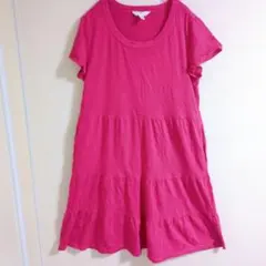 TIME AND TRU ピンク Aラインワンピース XS　旅行